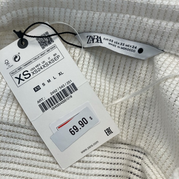 Zara Draped Cropped top and midi skirt - Picture 5 of 8